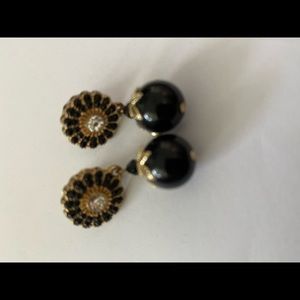 Black earrings